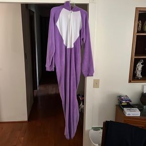 Unicorn onesie. Great, easy Halloween costume. Side L/XL